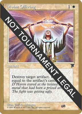 Divine Offering - 1996 Preston Poulter (LEG) (SB) card from World Championship Decks