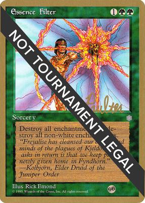Essence Filter - 1996 Preston Poulter (ICE) (SB) card from World Championship Decks