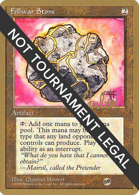 Fellwar Stone - 1996 Preston Poulter (4ED) (SB) card from World Championship Decks