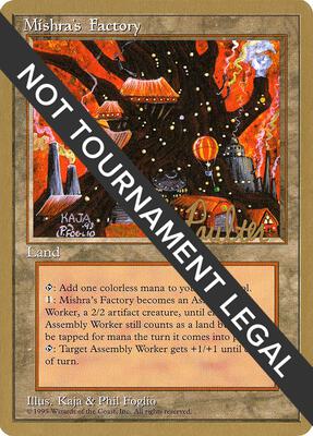 Mishra's Factory - 1996 Preston Poulter (4ED) card from World Championship Decks