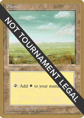 Plains (C) - 1996 Preston Poulter (4ED) card from World Championship Decks