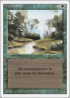 Tranquility card from Revised Edition