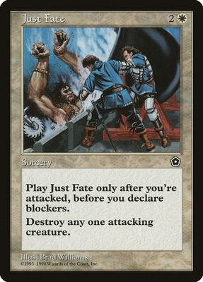 Just Fate card from Portal Second Age