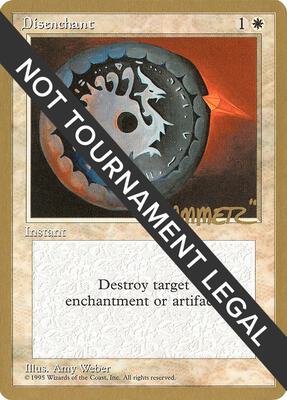 Disenchant - 1996 Shawn "Hammer" Regnier (4ED) card from World Championship Decks