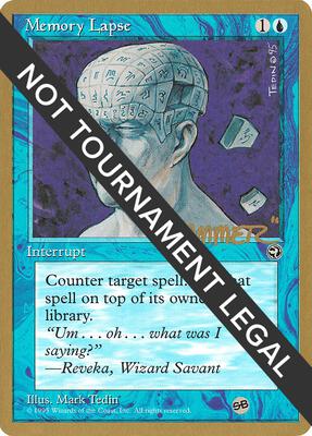 Memory Lapse - 1996 Shawn "Hammer" Regnier (HML) (SB) card from World Championship Decks