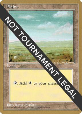 Plains (C) - 1996 Shawn "Hammer" Regnier (4ED) card from World Championship Decks