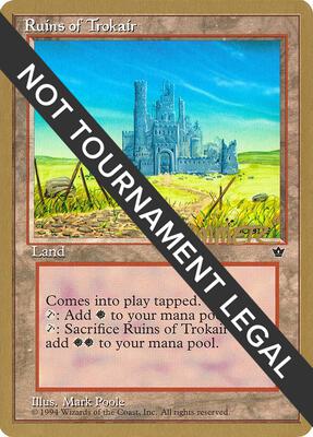 Ruins of Trokair - 1996 Shawn "Hammer" Regnier (FEM) card from World Championship Decks