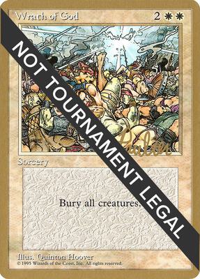 Wrath of God - 1996 Shawn "Hammer" Regnier (4ED) card from World Championship Decks