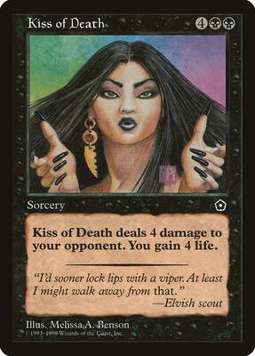 Kiss of Death card from Portal Second Age