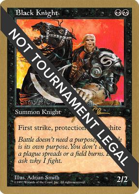 Black Knight - 1997 Jakub Slemr (5ED) card from World Championship Decks