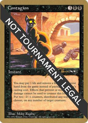 Contagion - 1997 Jakub Slemr (ALL) card from World Championship Decks