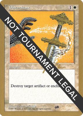 Disenchant - 1997 Jakub Slemr (5ED) (SB) card from World Championship Decks