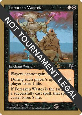 Forsaken Wastes - 1997 Jakub Slemr (MIR) (SB) card from World Championship Decks