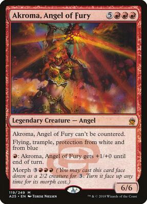 Akroma, Angel of Fury card from Masters 25