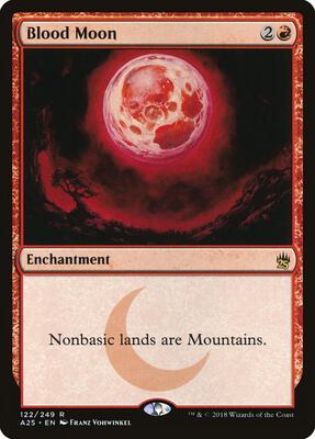 Blood Moon card from Masters 25