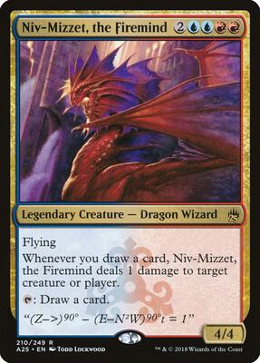 Niv-Mizzet, the Firemind card from Masters 25