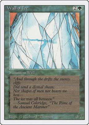 Wall of Ice card from Revised Edition