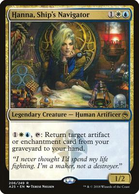 Hanna, Ship's Navigator card from Masters 25