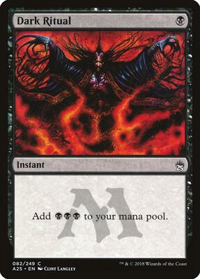 Dark Ritual card from Masters 25