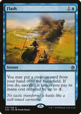 Flash card from Masters 25