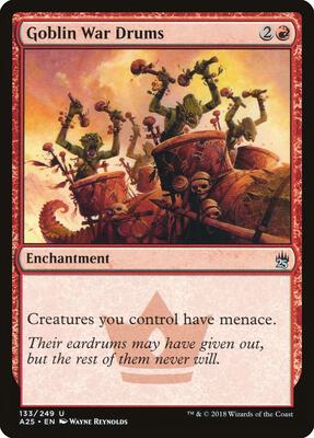 Goblin War Drums card from Masters 25