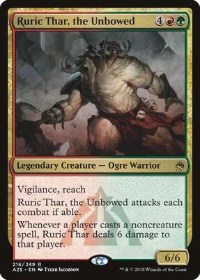 Ruric Thar, the Unbowed card from Masters 25