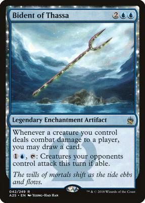 Bident of Thassa card from Masters 25