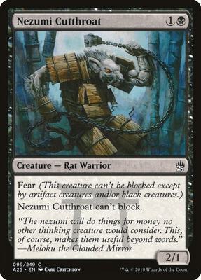 Nezumi Cutthroat card from Masters 25