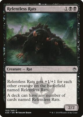 Relentless Rats card from Masters 25