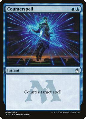 Counterspell card from Masters 25