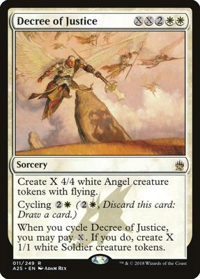 Decree of Justice card from Masters 25