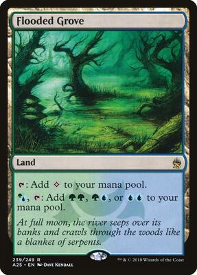Flooded Grove card from Masters 25