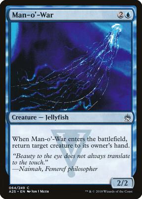Man-o'-War card from Masters 25