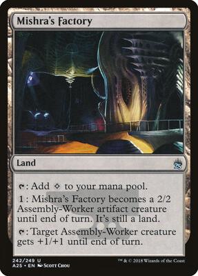 Mishra's Factory card from Masters 25