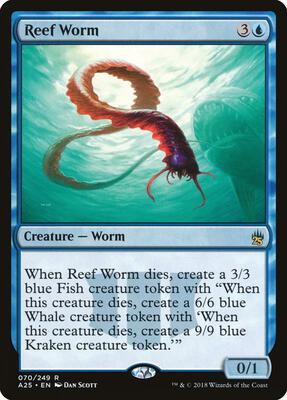Reef Worm card from Masters 25