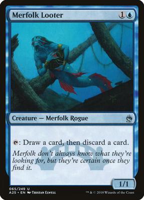 Merfolk Looter card from Masters 25