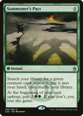 Summoner's Pact card from Masters 25