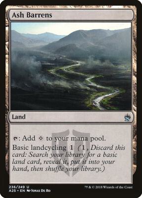 Ash Barrens card from Masters 25