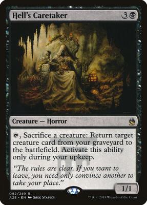 Hell's Caretaker card from Masters 25