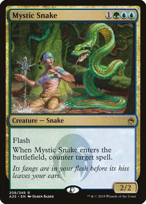 Mystic Snake card from Masters 25
