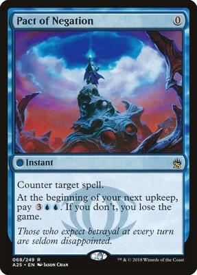 Pact of Negation card from Masters 25