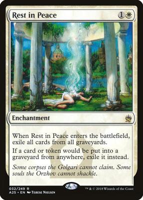 Rest in Peace card from Masters 25