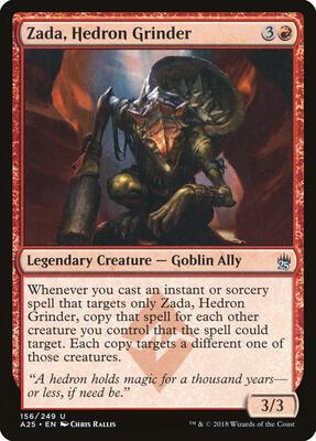 Zada, Hedron Grinder card from Masters 25