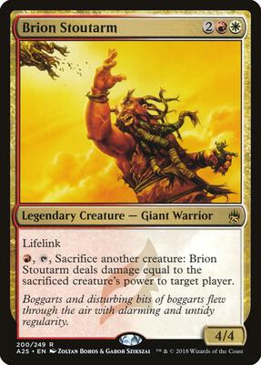 Brion Stoutarm card from Masters 25