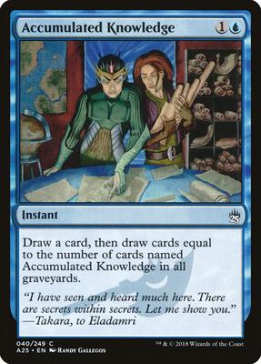 Accumulated Knowledge card from Masters 25