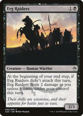 Erg Raiders card from Masters 25
