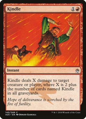 Kindle card from Masters 25