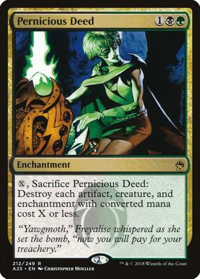 Pernicious Deed card from Masters 25