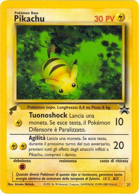 Pikachu (Baby) card from Pikachu World Collection Promos