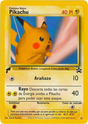 Pikachu (Snap) card from Pikachu World Collection Promos